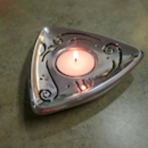 LAST CALL! Mid Century Lenox Spyro Triangle Votive